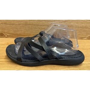 Merrell Womens Sz 9 US Strappy Sport Sandals Black Hiking Flat